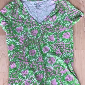 Lilly Pulitzer Lion Print Shirt